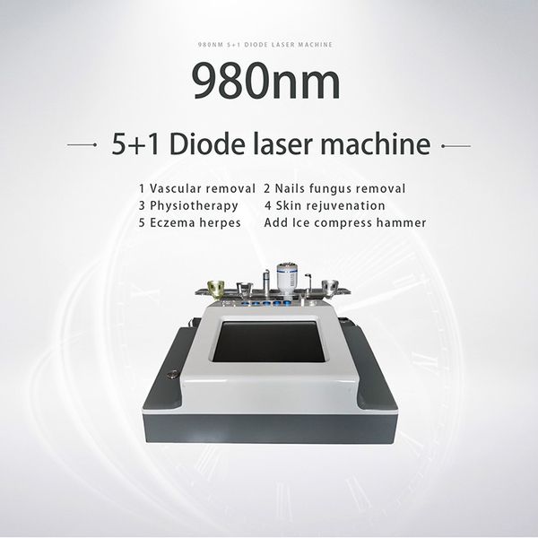 

professional spa-salon 980nm vascular removal 980 diode laser machine blood vessal removal nail fungus cure home use, Black