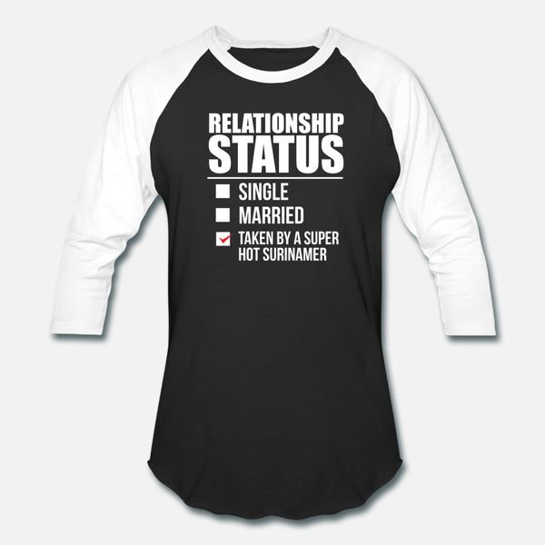 

relationship status taken by super surinamer t shirt men create short sleeve round collar family graphic comical summer style shirt