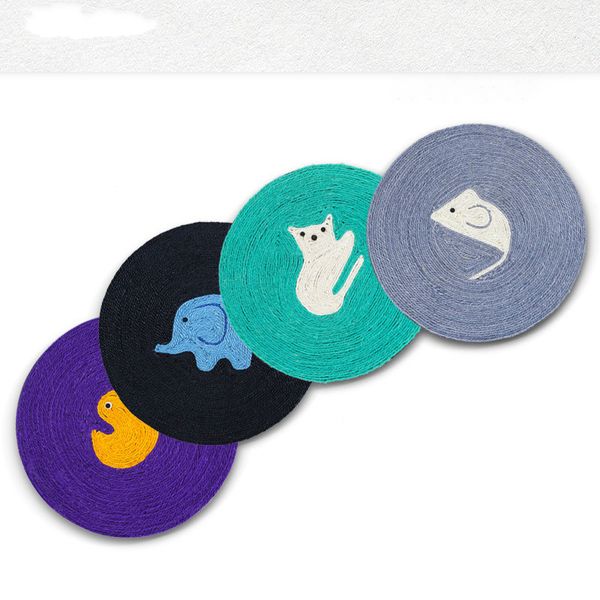 

pet supplies sisal hemp cat scratch board tease cat pet toy cartoon mouse cat toy scratch board supplies