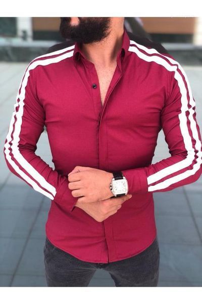 

mens dress shirts autumn summer hombres designer shirt spring 2020, White;black