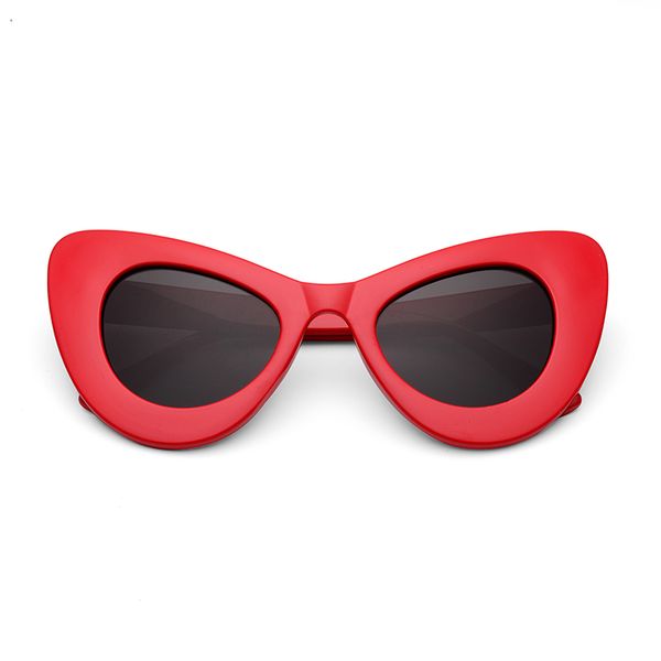 

sunglasses cat eye women retro small sun glasses brand designer colorful eyewear for female, White;black