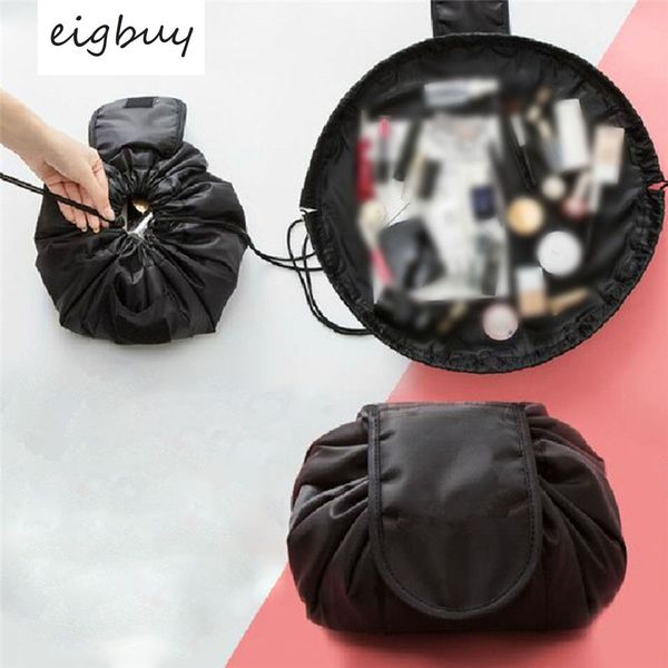 

sh]women drawstring travel cosmetic bag makeup bag organizer make cosmetic case storage pouch toiletry beauty kit box