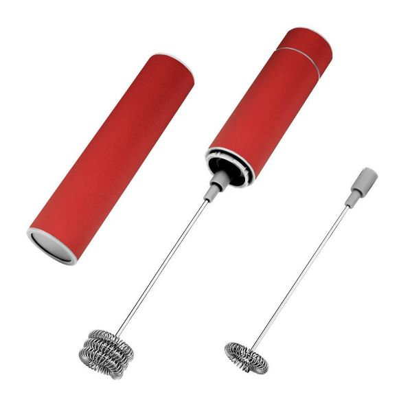 

blender electric mixer milk frother stainless steel fancy coffee stir single three layer foam head