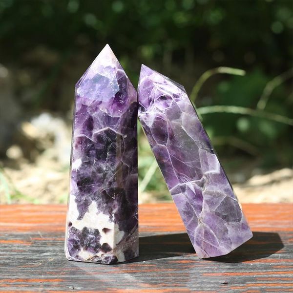 

wholesale reiki chakra cure amethyst 900g healing new quartz hjt natural stone sell point 2pcs crystal dream home2009 ggtfg