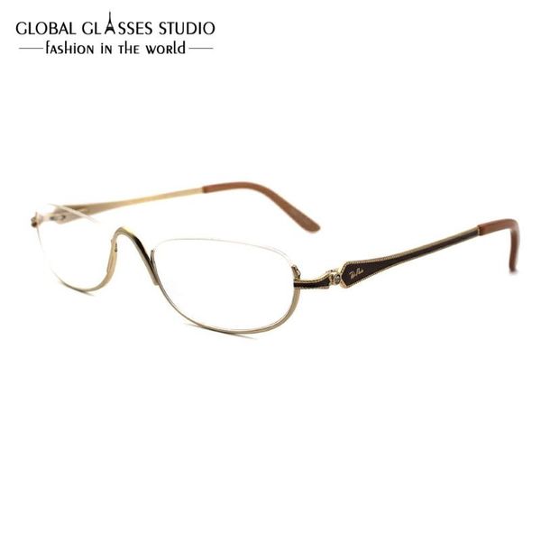 

new fashion italy design glasses for men or women gold metal eyeglasses eyewear rm0690-c1, Black
