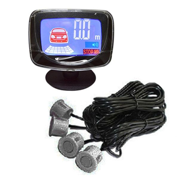 

12 автомобилей жк-дисплей датчик парковки lcd 4 reverse датчики парковки резервного копирования радар-детектор автомобиля система kit