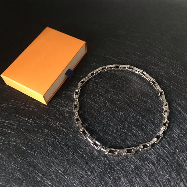 

selling necklace men and women necklace and bracelet trendy wild necklace titanium steel fashion supply, Silver