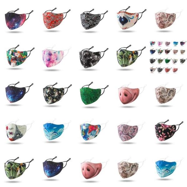 

nose masks black mask mascherine red sky designer mask blue high starry washable reusable face cloth funny fashion clvzt