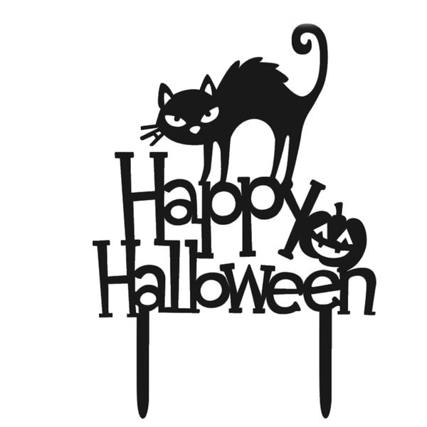 

anniversary halloween acrylic cake er cat scary cake decoration wedding