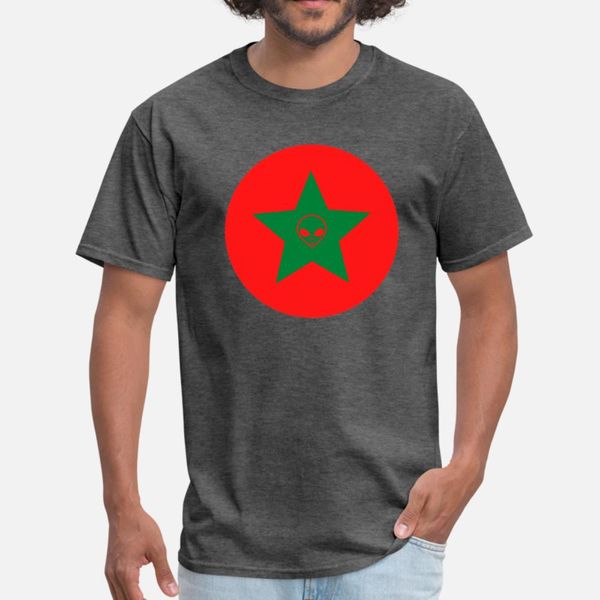 

the green star t shirt men designing 100% cotton plus size 3xl kawaii gift casual summer style pattern shirt