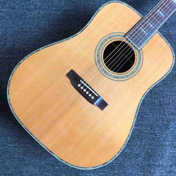 

solid cedar dreadnought classic acoustic guitar with pickup 301284i