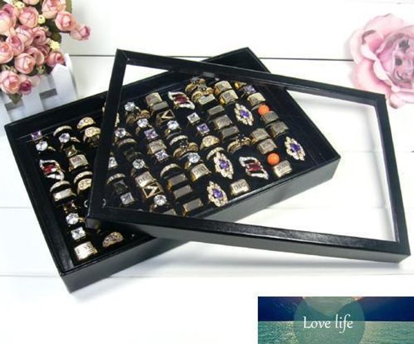 

black white ring tray with cover 100 hole for display jewelry box rings earrings stud holder shows case jewelry organizer tray