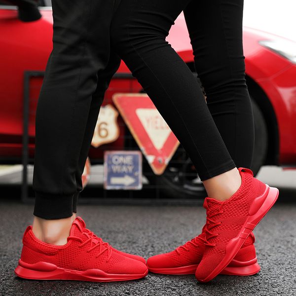 

women casual shoes fashion breathable walking mesh lace up flat shoes sneakers women 2020 tenis feminino pink black white