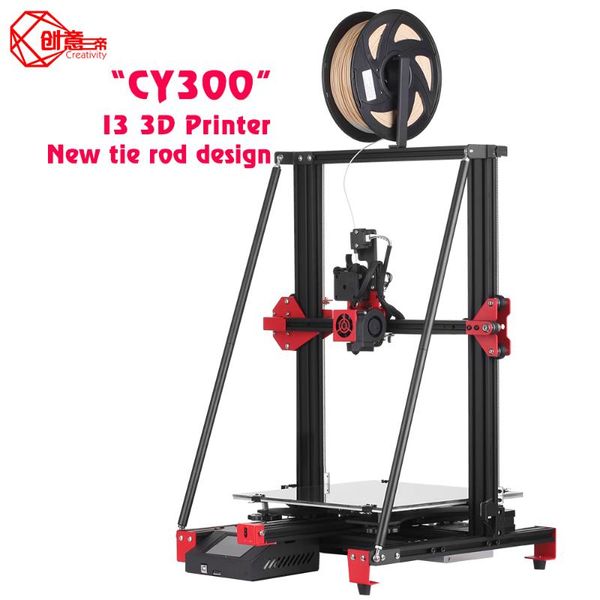 

creativity cy300 i3 structure tie rod 3d printer directly drives ultra-quiet motherboard 300x 300x400 print size