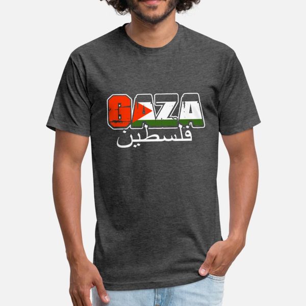 

gaza palestine t shirt men personalized 100% cotton o neck outfit sunlight breathable summer style formal shirt