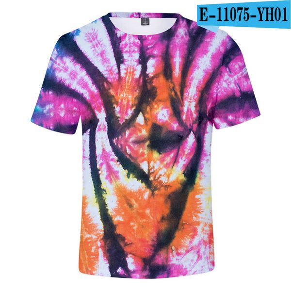 

tie dye colorful psychedelic printed 3d print shirts aesthetic oversized hippie men clothing