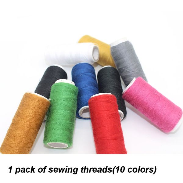 

10 spools mixed color sewing thread hand craft home finest all purpose quilting