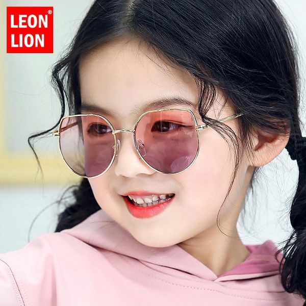 

frame for alloy boy children girl sunglasses designer shades classic cateye kids leonlion eyeglasses brand gradient sbwap dayupshop, White;black