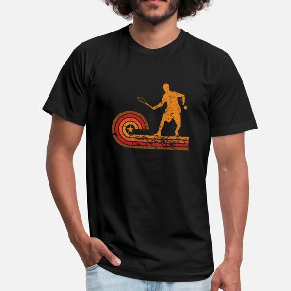 

retro style tennis player vintage t shirt men designing 100% cotton round neck clothes graphic new style spring pictures shirt