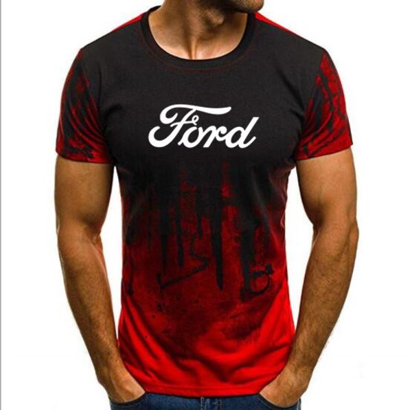 

ford mustang car men t shirt, fashion summer brand t-shirt, s-4xl, brand clothing short sleeve car auto tshirt, White;black