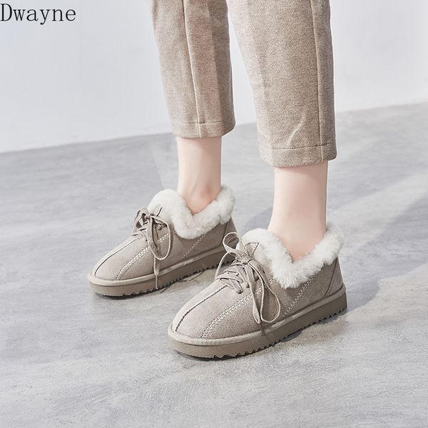 

2020 winter new snow boots women fashion simple solid color thick warm and comfortable casual boots, Black