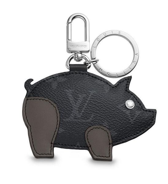 

57rq 2019 pig bag charm and key holder mp1994 key holders and more leather bracelets chromatic bag charm and key holder scarves belts, Silver