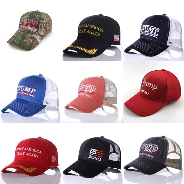 

donald trump baseball cap patchwork washed outdoor make america great again hat republican president mesh sports cap new#867, Blue;gray