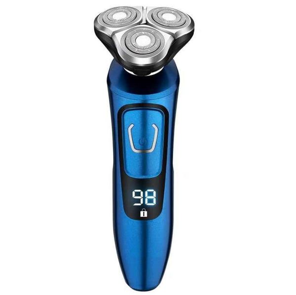 

For men and women, 8W electric shaver full body wash rechargeable razor rotate 3 head beard