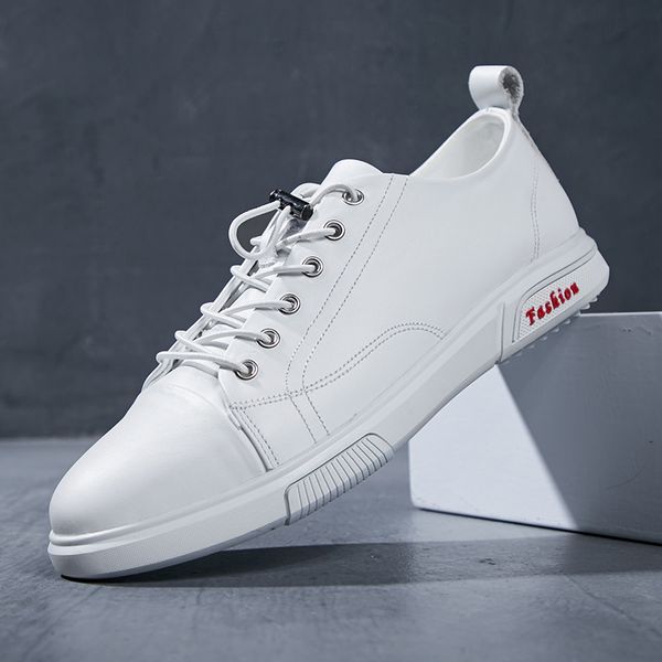 

breathable men flat shoes outdoor fashion genuine leather male sneaker footwear size38-48 black casual lace up oxfords sheos *