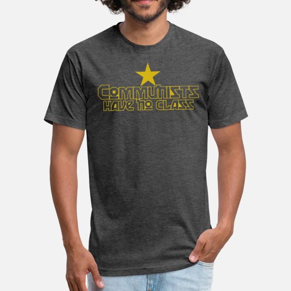 

communists have no class funny political t shirt men knitted tee shirt round collar normal loose building summer style leisure shirt