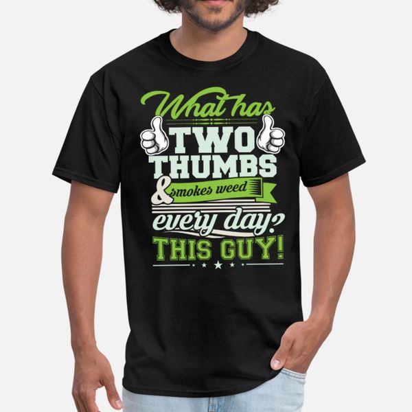 

two thumbs up t shirt men design cotton plus size 3xl letter graphic humor spring trend shirt