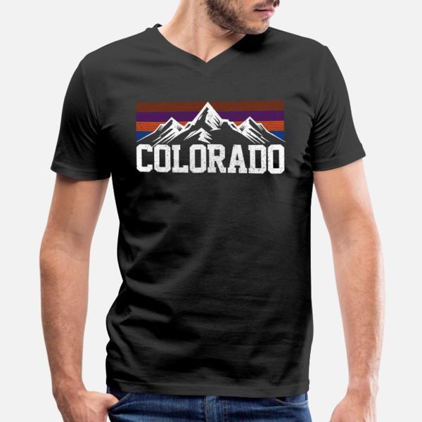 

colorado rocky mountains t shirt men custom short sleeve s-xxxl slim fitness funny spring autumn original shirt