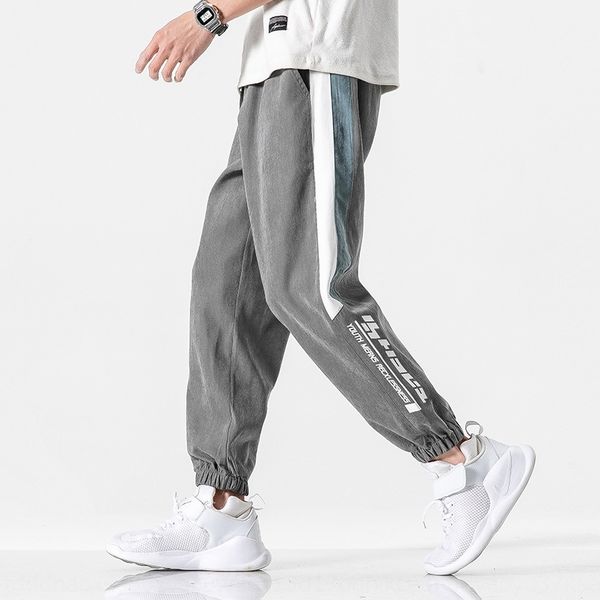 

men's 2020 new summer ankle-tied casual sports sports korean style trendy sweat casual men's loose pants trendy pants x4vjo, Blue