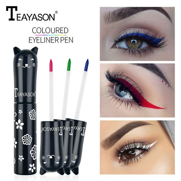 

kitten cute matte liquid eyeliner color liquid eyeliner lasting non-smudge waterproof liquid eyeliner eye shadow