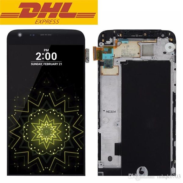 

cgjxsfor lg g5 h830 h840 h850 h868 ls992 lcd display touch screen digitizer full assembly lcd screen replacement with bezel frame