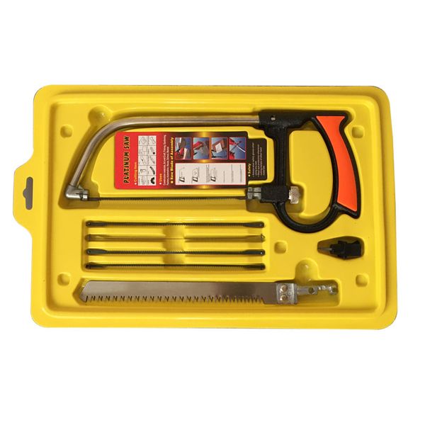 

8 в 1 многофункциональный магия пила ножовка diy ручной стальной пилы для металла деревообрабатывающего mini kit с 6 лезвия model hobby tool