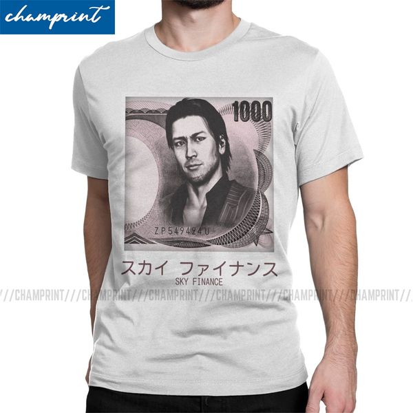 

акияма 1000 иен men t shirt якудза япония dragon gangster videogame высокий тройники с коротким рукавом круглый шеи футболки летние топы