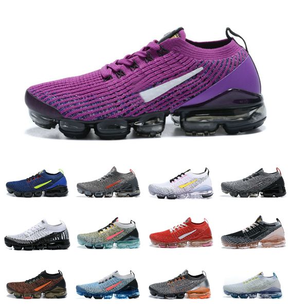 

2020 new vapores fly 3.0 knit 2.0 mens women air running sports shoes be true triple black white cny tiger rainbow maxes trainers sneakers