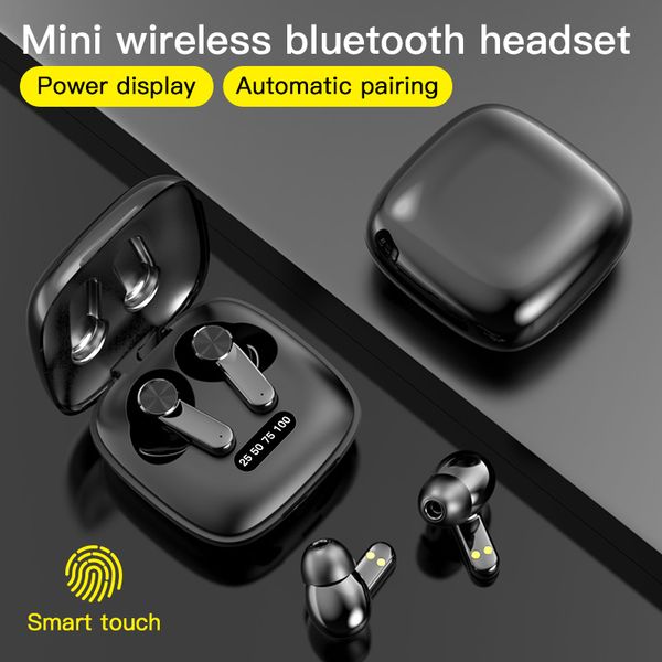 

wireless bluetooth earphone touch control wireless headset sports waterproof earbuds tws500mah miniheadsets with microphone ing