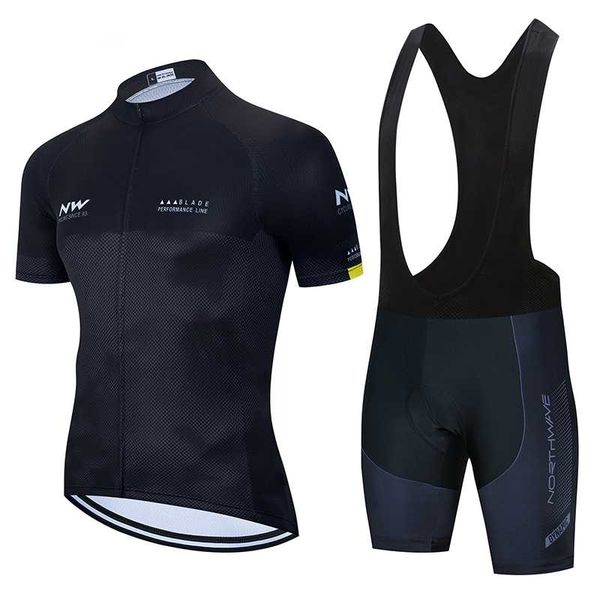 

racing sets 2021 pro quick-dry mountain bike clothes cycling jersey set mtb black summer anti-uv maillot ropa ciclismo men, Black;blue