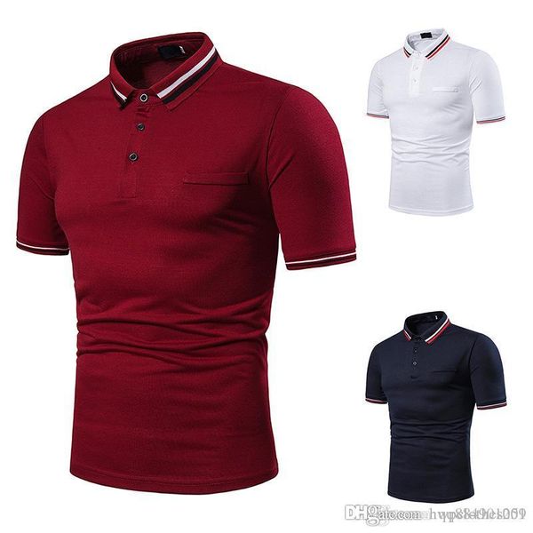 

19ss mens luxury designer shirts summer turn down collar short sleeves cotton shirt mens printed polo shirts designer polo, White;black