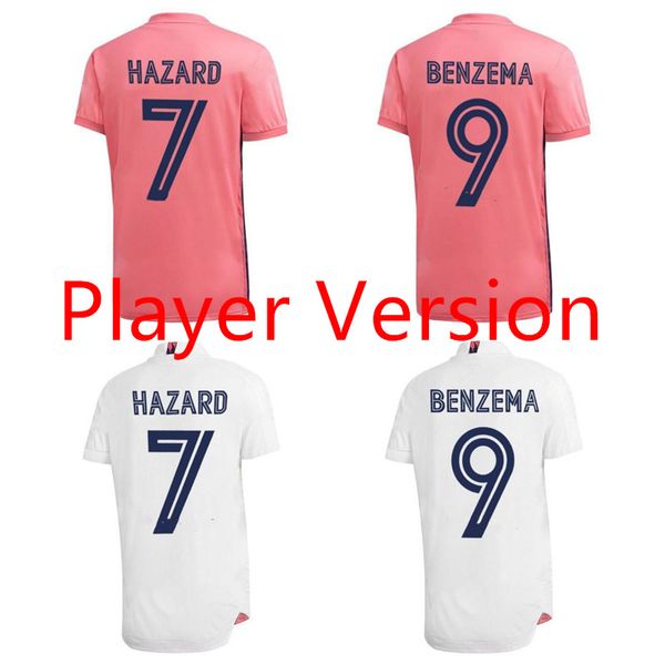 

player version 20 21 real madrid soccer jerseys asensio sergio ramos football shirt 2020 2021 kroos isco jersey hazard camisas de futebol, Black;yellow