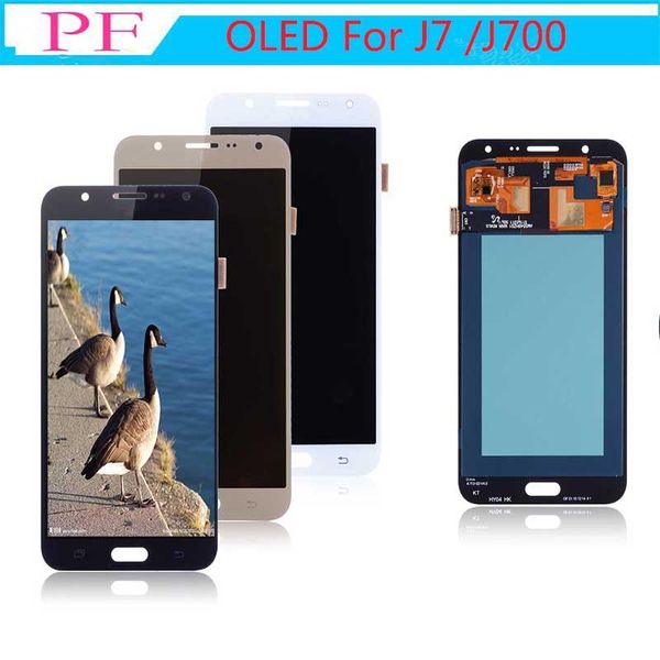 

cgjxssuper amoled for samsung galaxy j7 /j7 2015 /j700 j700f j700h j700m lcd display touch screen digitizer assembly lcd replacement