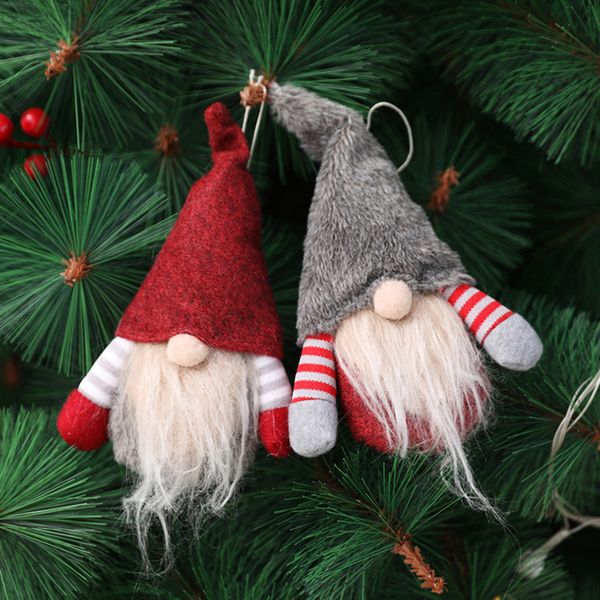 

christmas handmade swedish gnome scandinavian tomte santa nisse nordic plush elf toy table ornament xmas tree decorations jk1910
