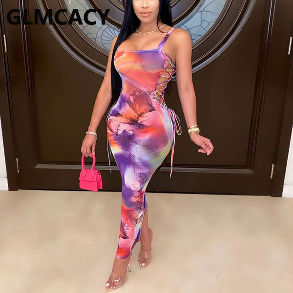 

women spaghetti strap mesh dress lace up backless maxi dress club party, Black;gray