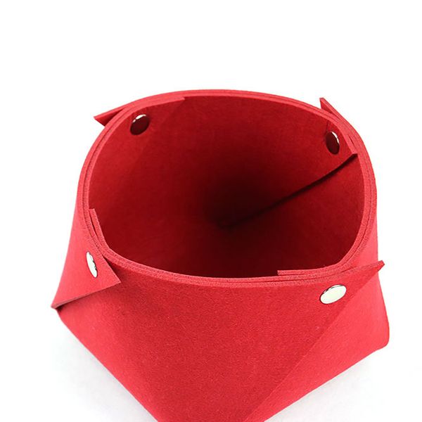 

household organizer remote holder felt storage baskets sundries box keep tidy