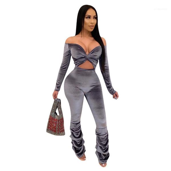

jumpsuits designer natural color bodysuit women clothes stacked pants women jumpsuits deep v-neck hollow out, Black;white