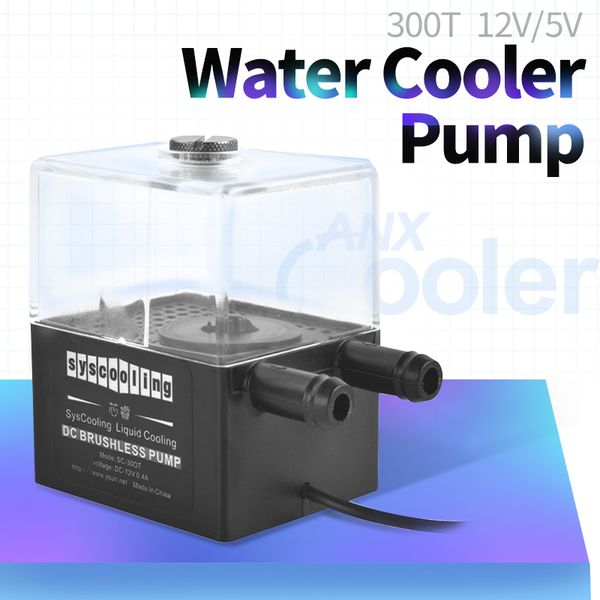 

syscooling sc-300t water cooling pump dc 12v brushless liquid cooling pump 300l/h 4w small 3p