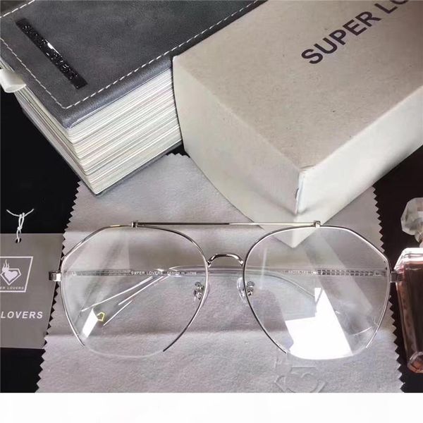 

super lovers sl 052 brand designer glasses fashion men women brand designer glasses retro style with original box, White;black
