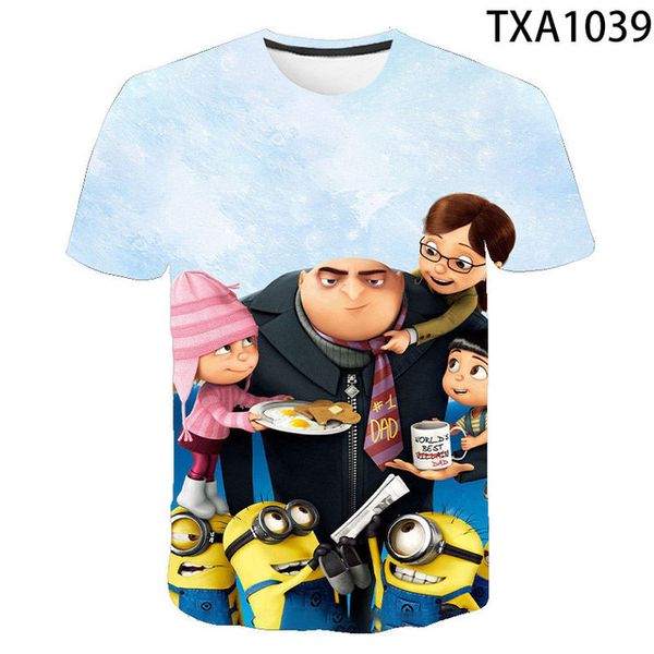 

cartoon animation despicable me 3d boy girl printed 3d print shirts aesthetic humor funny men clothing